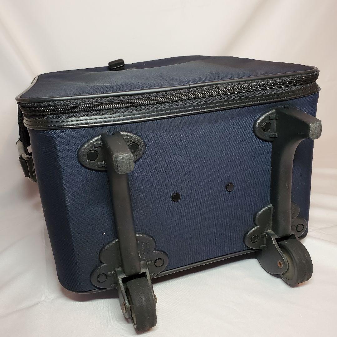 agnes b. ネイビー キャリーケース　鍵付き　サザビー　ポーチ付き