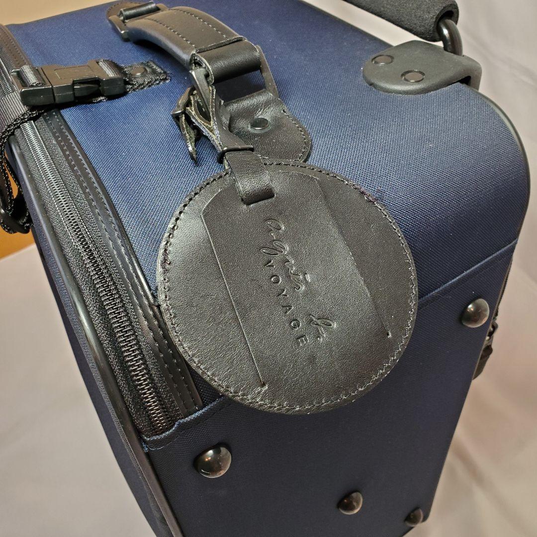 agnes b. ネイビー キャリーケース　鍵付き　サザビー　ポーチ付き
