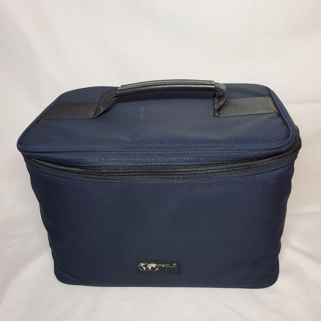 agnes b. ネイビー キャリーケース　鍵付き　サザビー　ポーチ付き