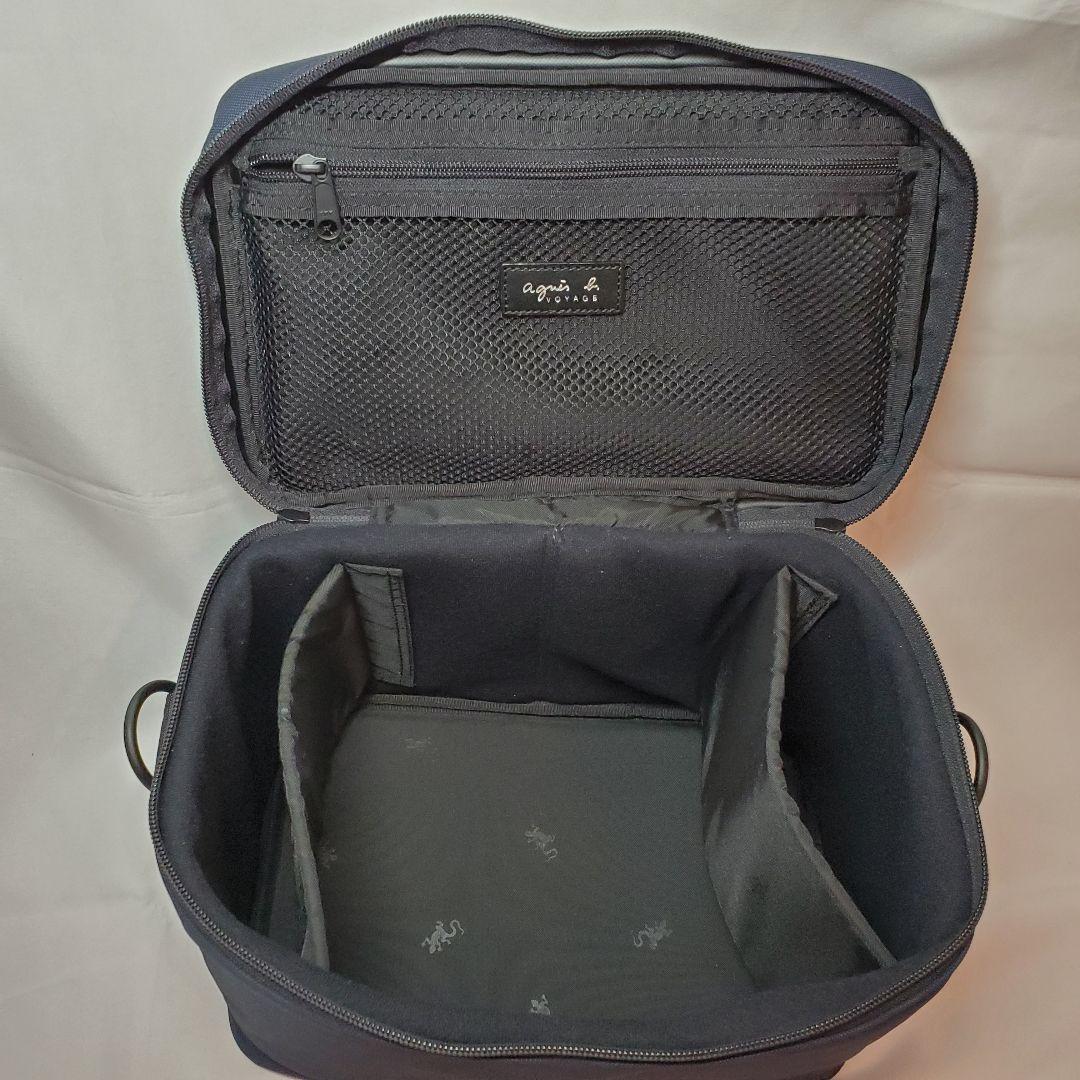 agnes b. ネイビー キャリーケース　鍵付き　サザビー　ポーチ付き