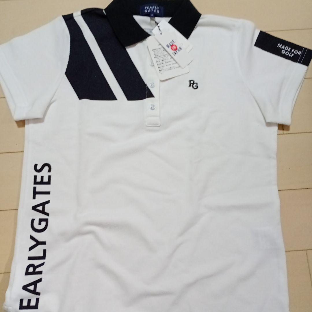 PEARLY GATES ポロシャツ ホワイトサイズ0