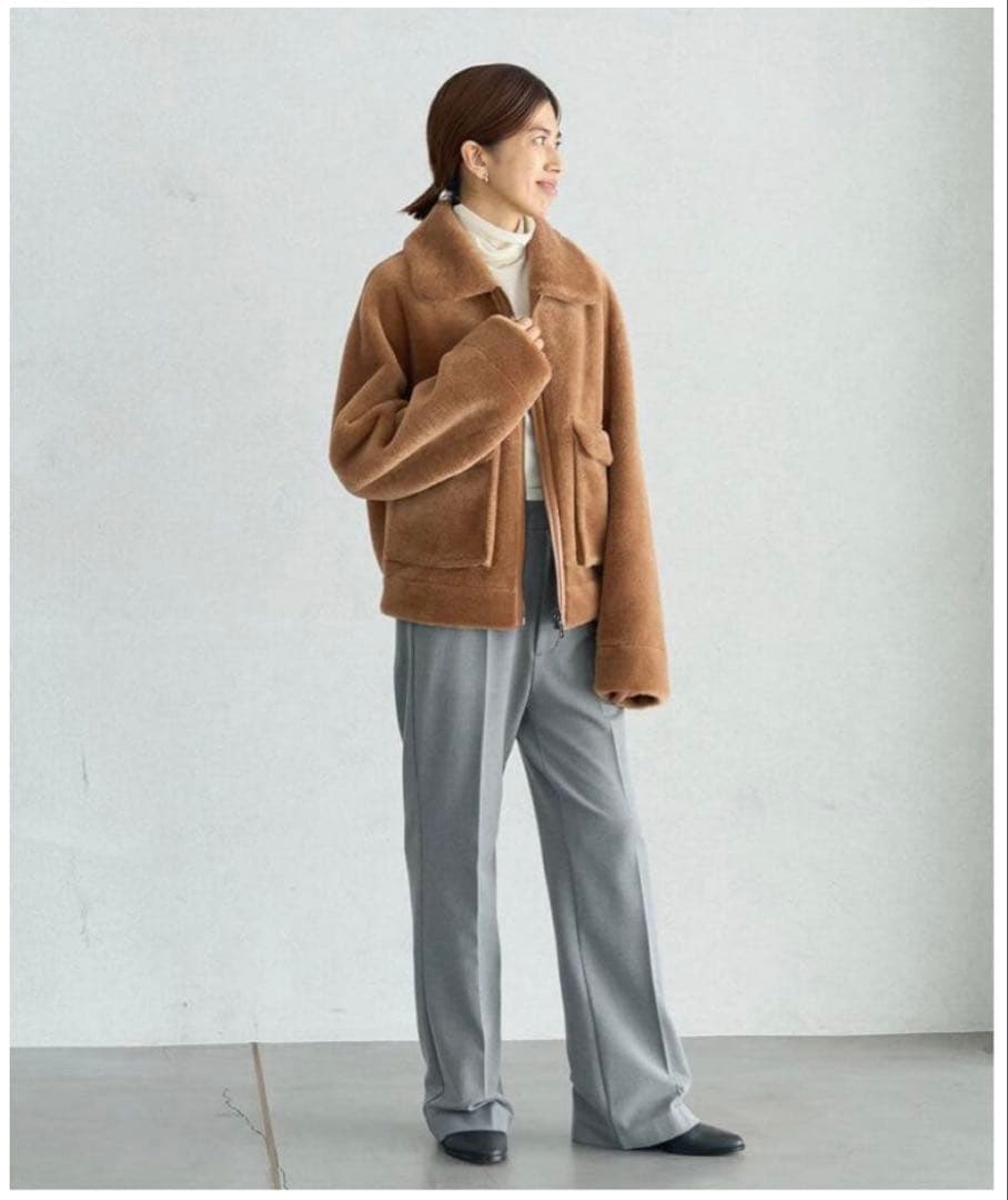 美品☆URBANCODE LONDONアーバンコードロンドン エコファーブルゾン