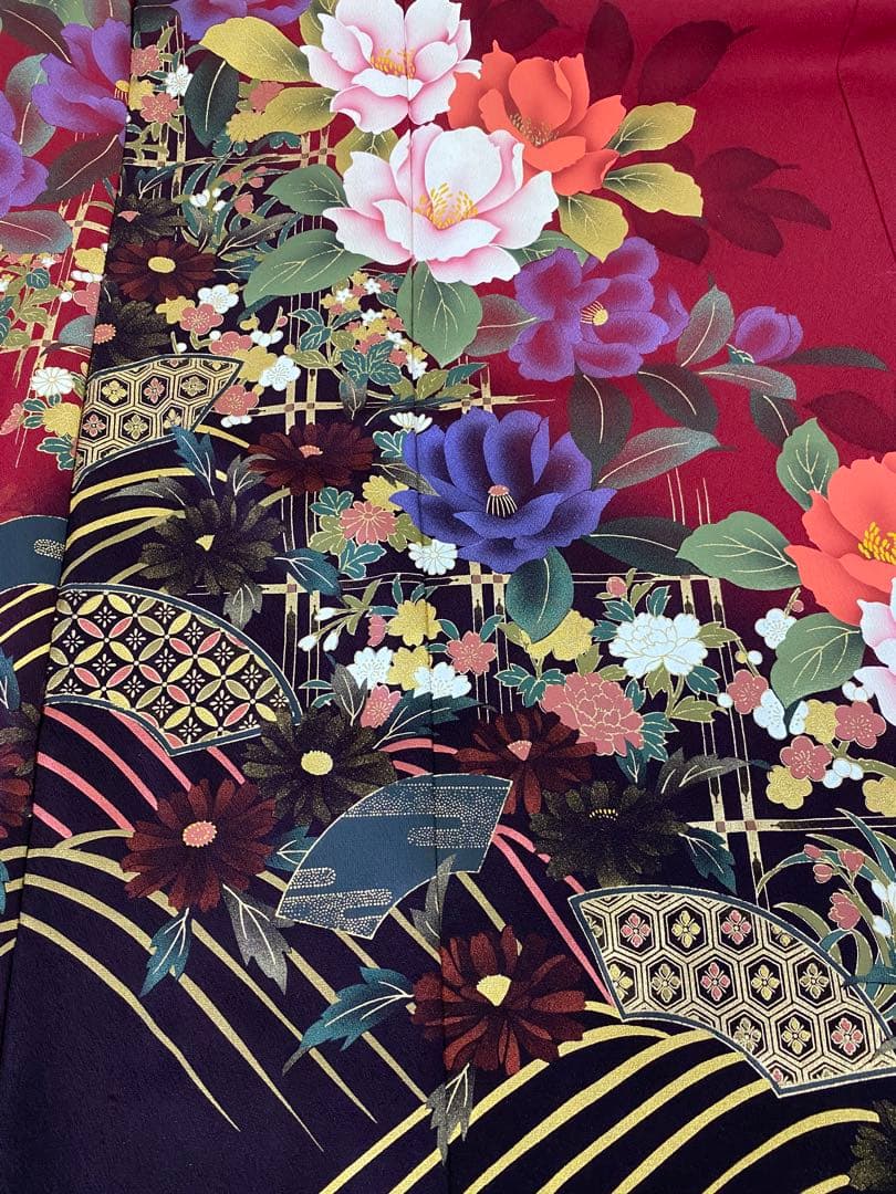 3203 着物　リメイク　ドレス　ワンピース