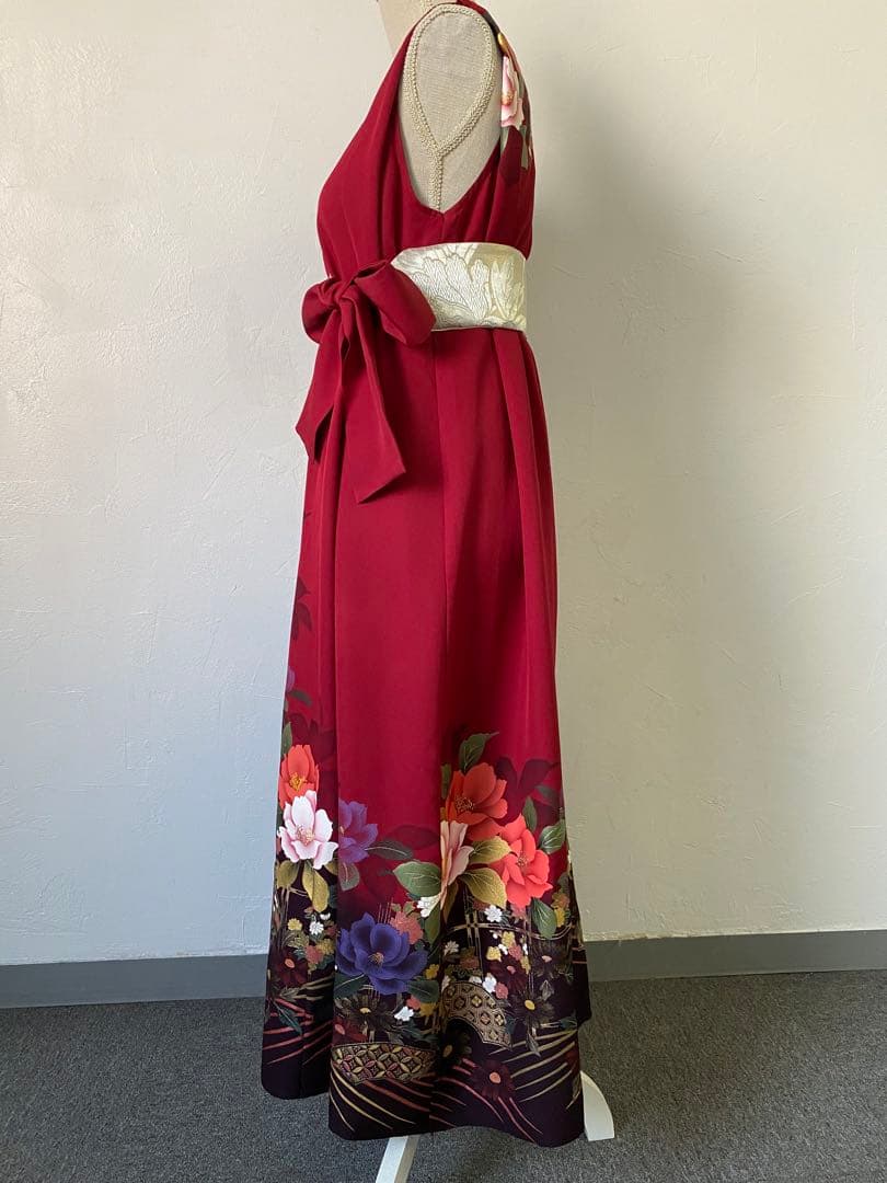 3203 着物　リメイク　ドレス　ワンピース