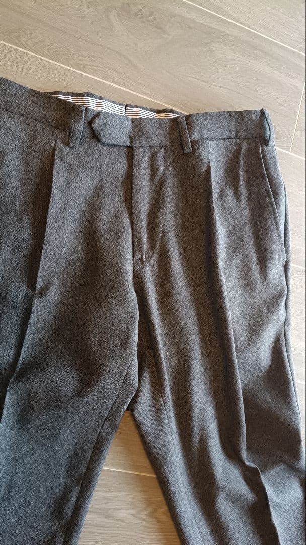 鎌倉シャツ スラックス イタリア製 46 美品