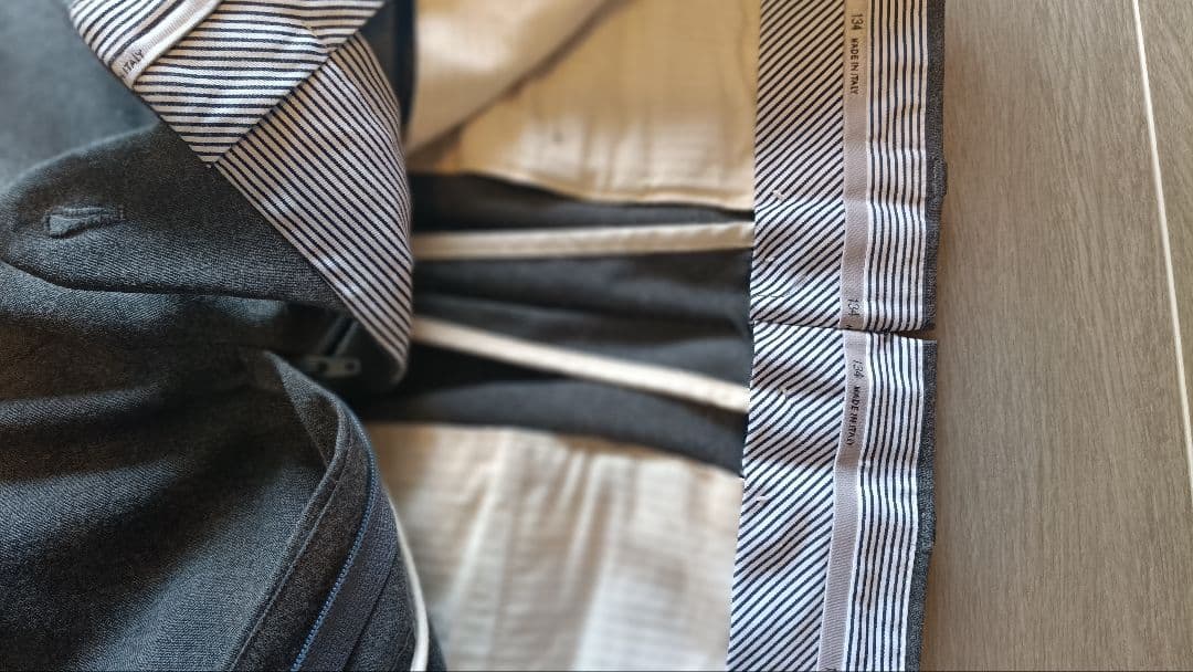 鎌倉シャツ スラックス イタリア製 46 美品