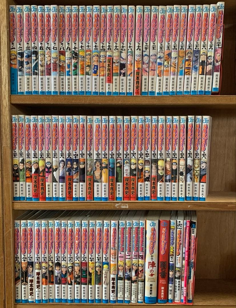 NARUTO 全72巻　BORUTO1〜4巻 関連本