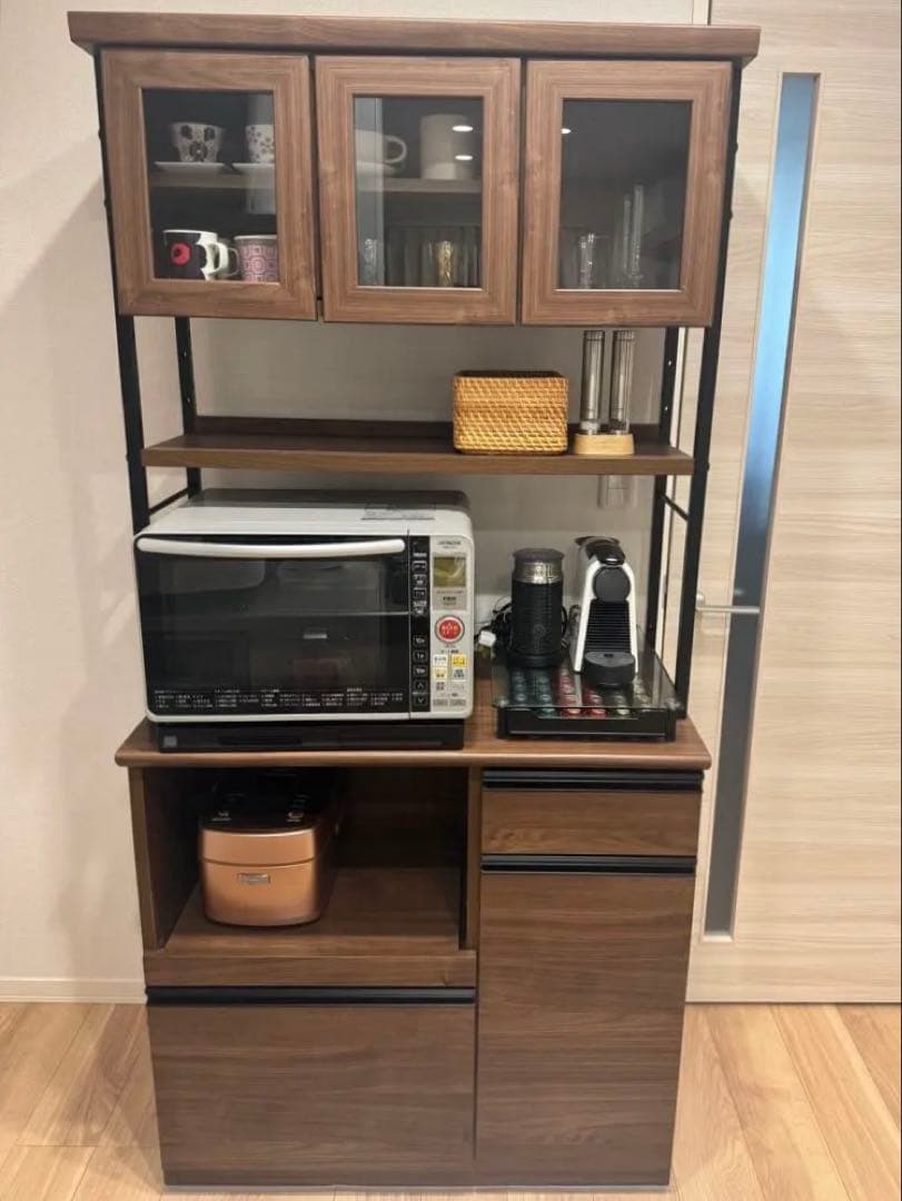 島忠ホームズ ダイニングボードハーブ　キッチンボード　食器棚