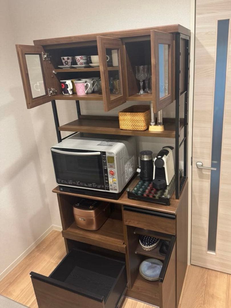 島忠ホームズ ダイニングボードハーブ　キッチンボード　食器棚