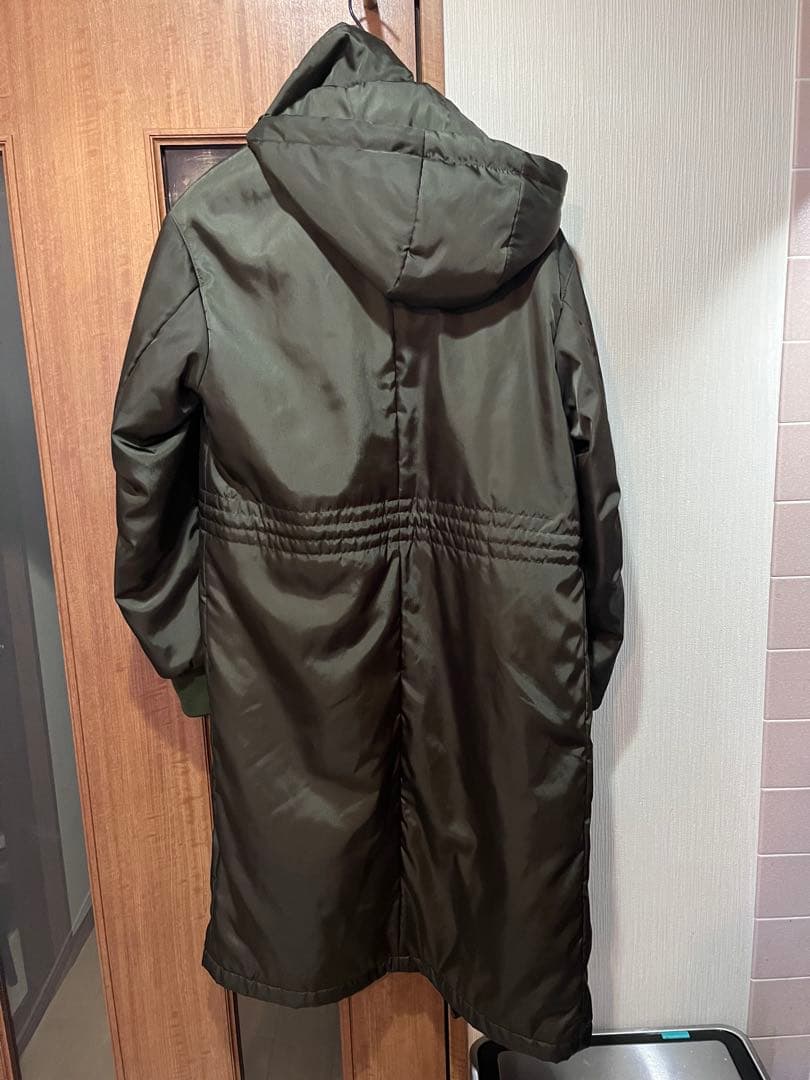 hevo イーヴォ フード付き　コート　ナイロン　カーキ　オリーブ