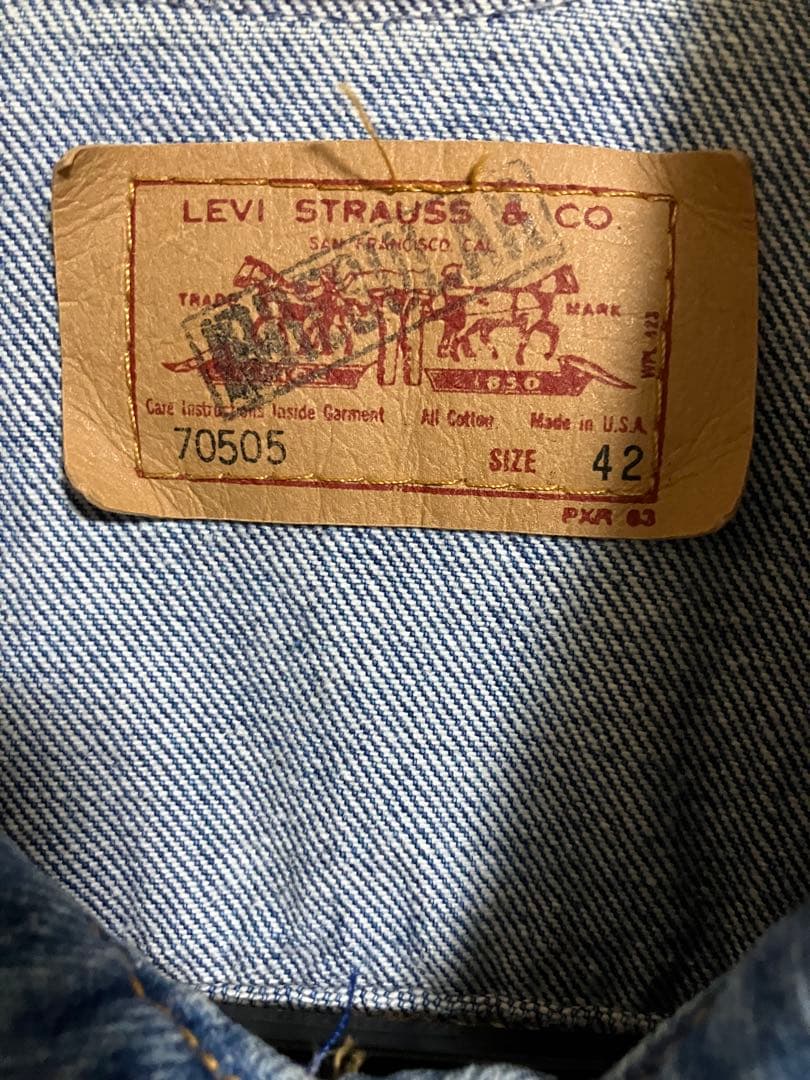 希少リーバイス96年 USA製70505デニムジャケット