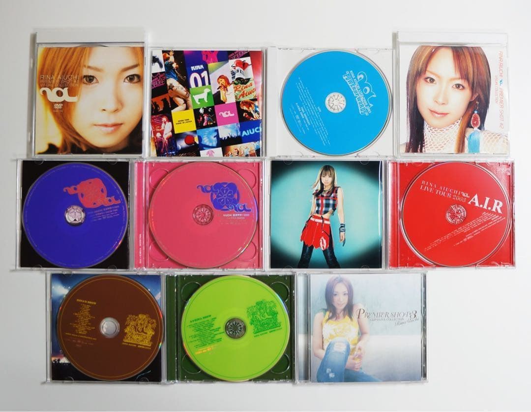 愛内里菜　LIVE DVD10枚セットと当時の配布物セット　廃盤