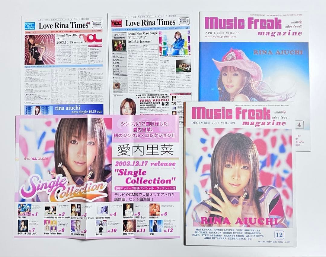 愛内里菜　LIVE DVD10枚セットと当時の配布物セット　廃盤