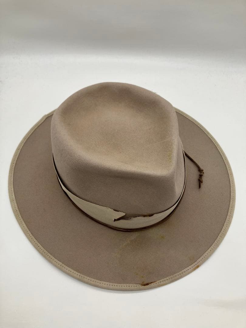 STETSON 60cm HAT ビンテージ　ステットソン　サンド