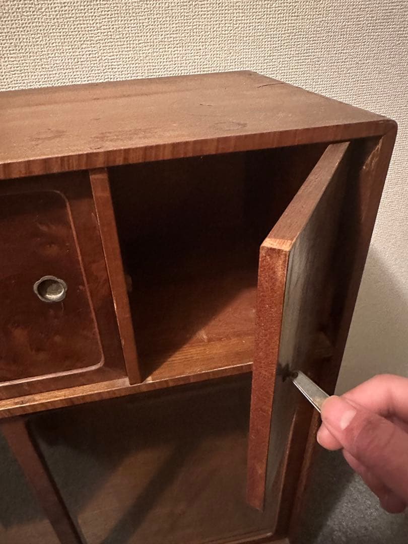 送料込　キャビネット　古家具　アンティーク　箪笥　収納　古民家　和風インテリア