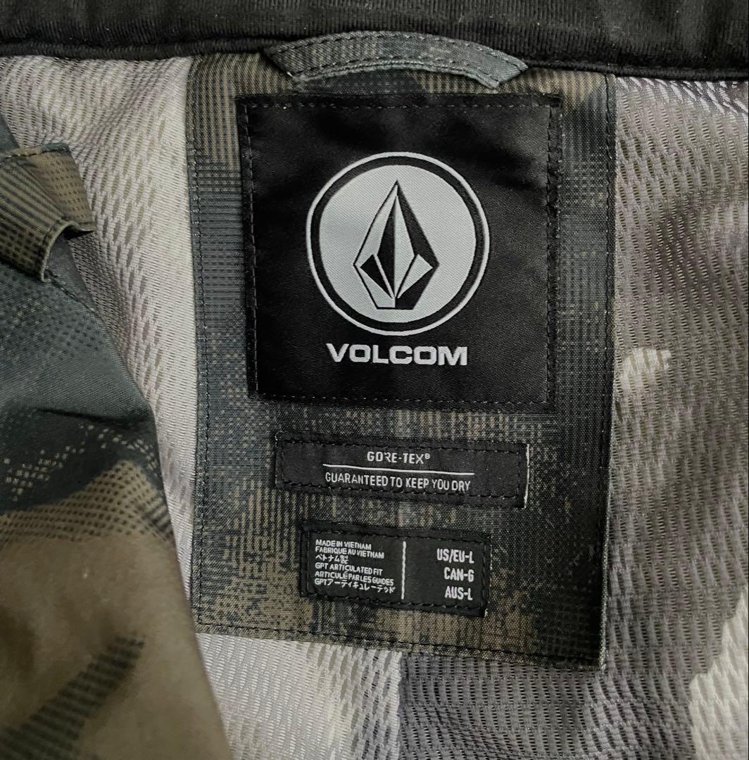 VOLCOM GORE-TEX 迷彩柄スノーボードパンツ