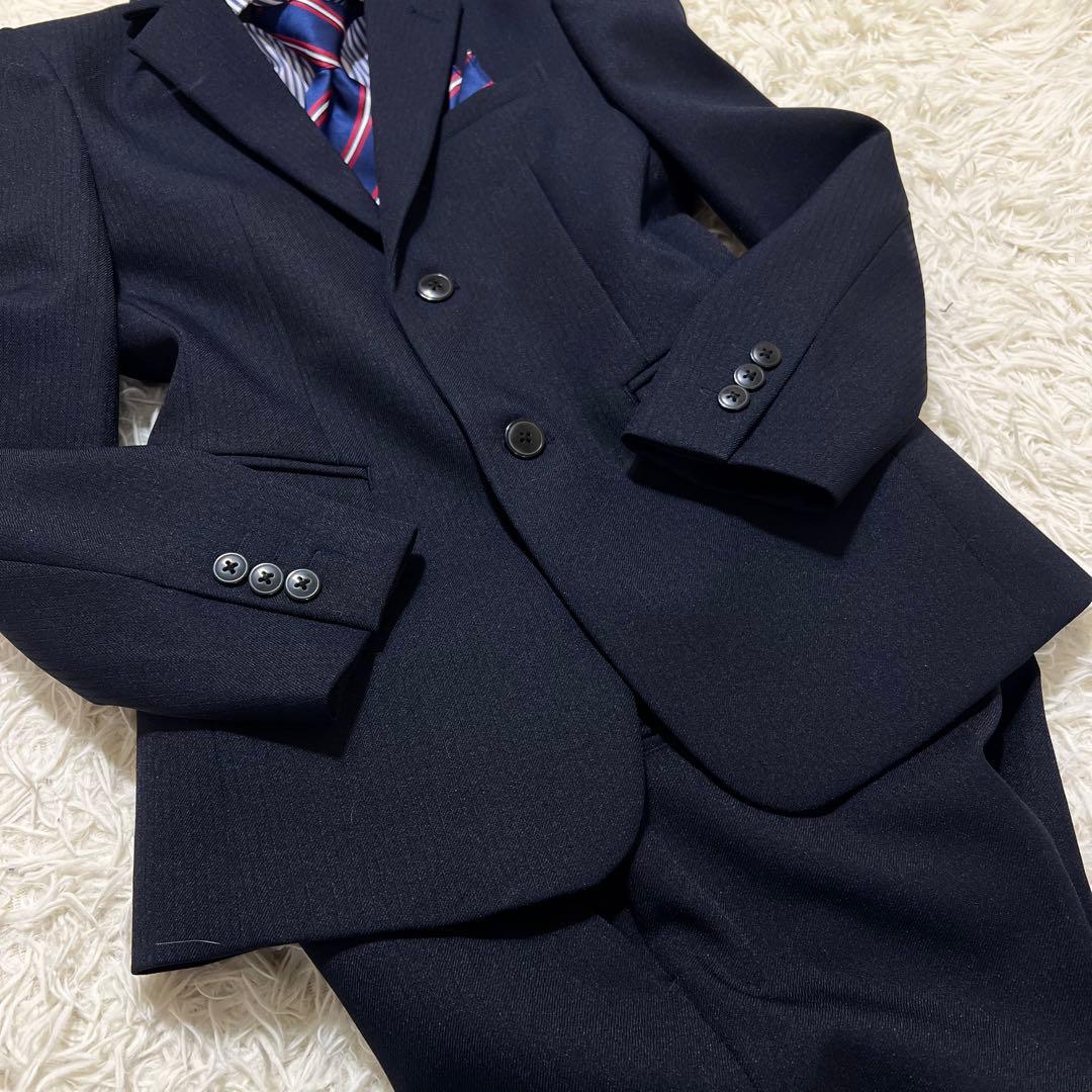 【美品】ショパン　フォーマルスーツ　5点セット　男の子　150 ネイビー　卒業式