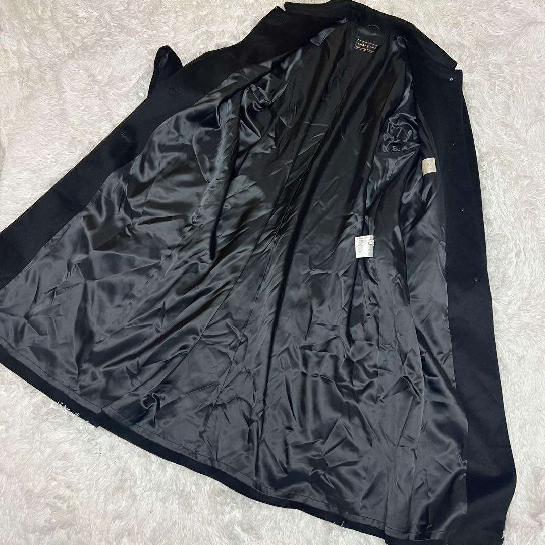 美品　mia carna カシミヤ100% ロングコート　黒　ミアカーナ