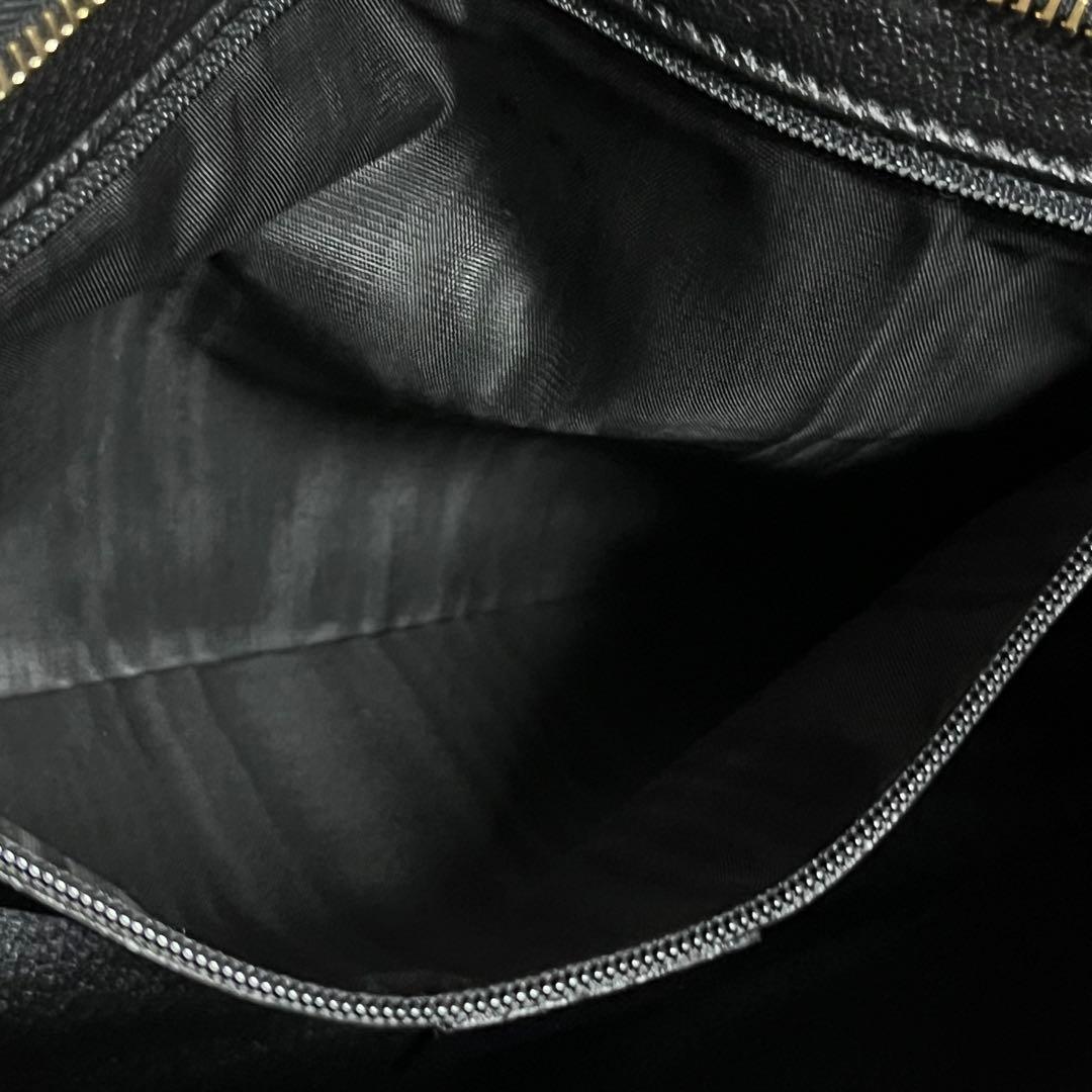 CELINE クラッチバッグ 黒 ブラック マカダム レザー セリーヌ