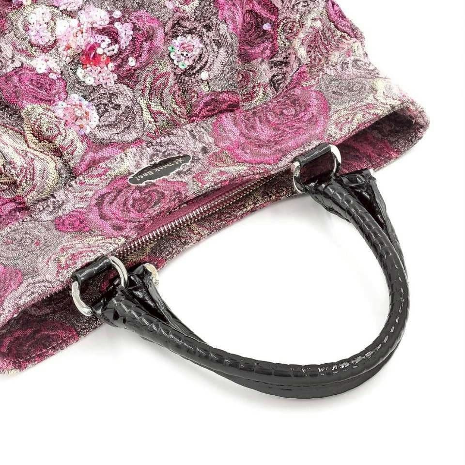 Think Bee! シンクビー ネバーエンディング ピンクローズ トートバッグ