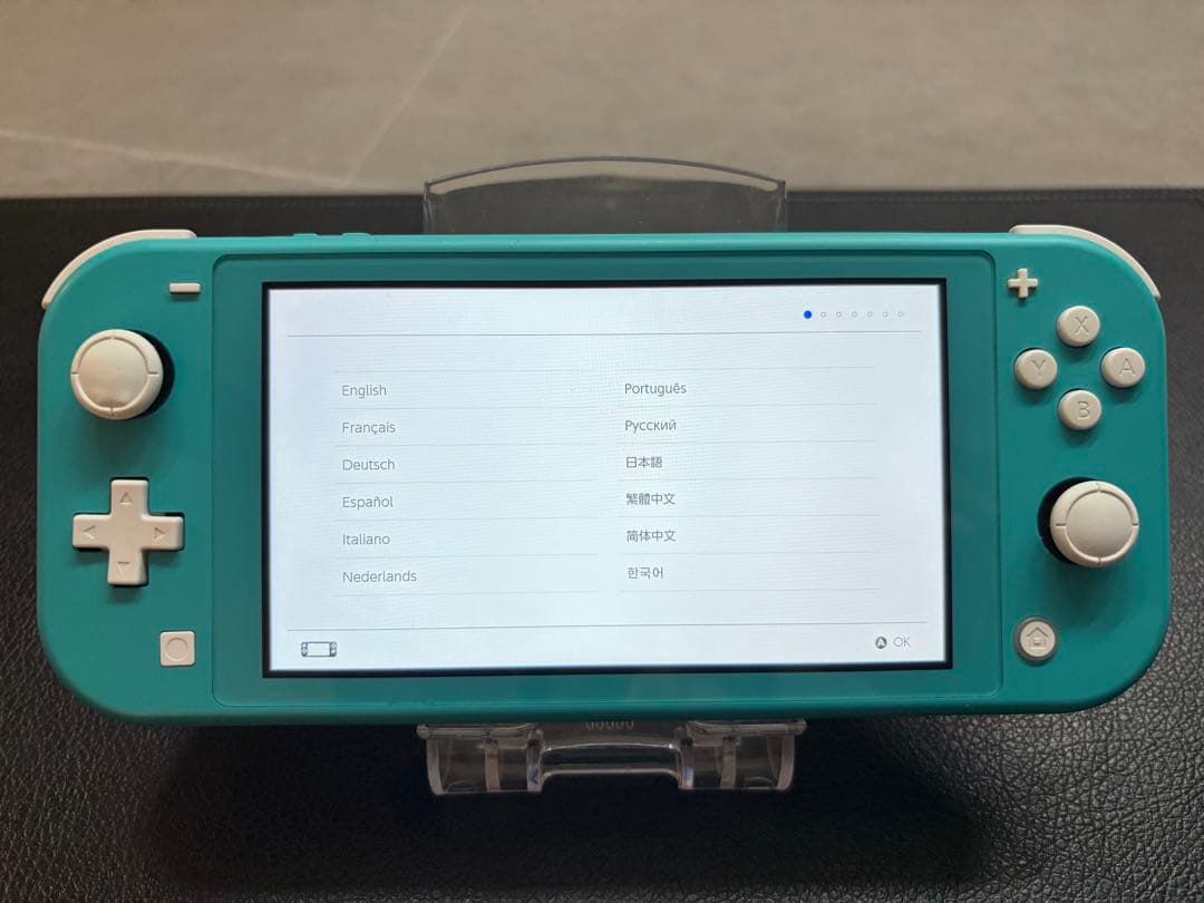 【箱付】Nintendo Switch Lite ターコイズ　（64Gカード付）