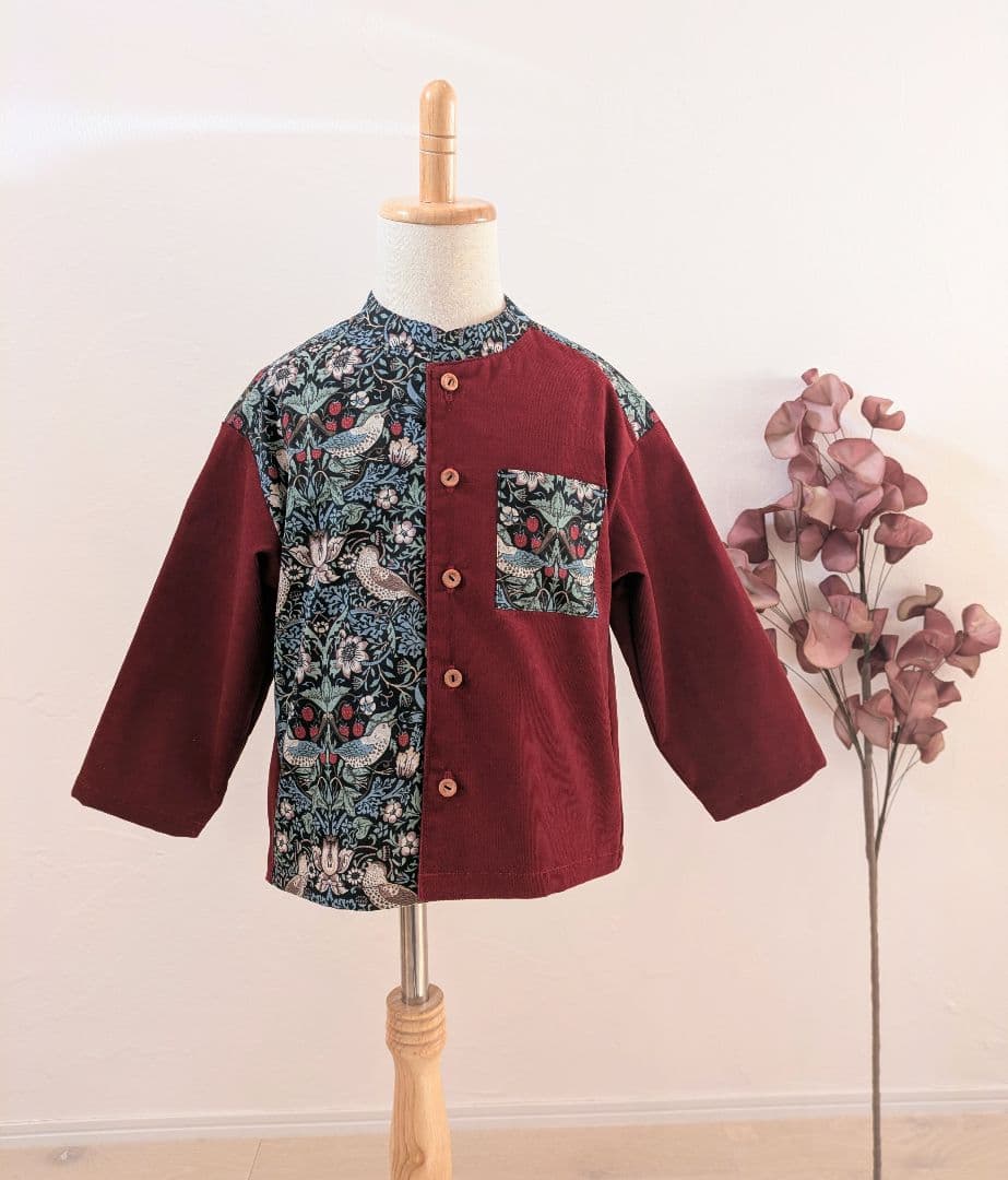 あおページ　Vヨークフリルワンピース　90、100cm　シャツ110cm