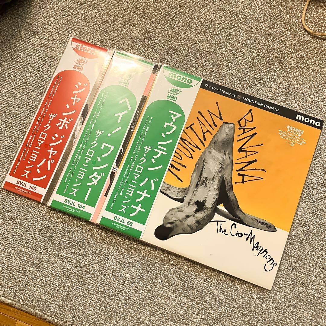 ザ・クロマニヨンズ レコード３枚セット