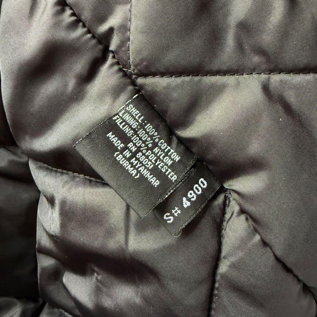 ダックチョアコート 企業ロゴ 黒 ビンテージ ワークジャケット カバーオール