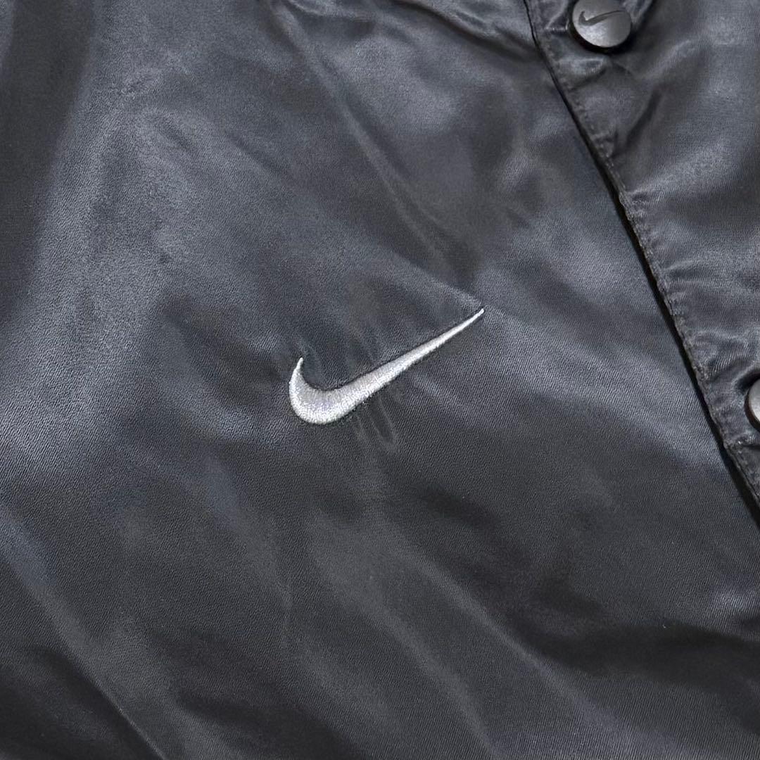 【美品】NIKE スタジャン ブルゾン スウッシュロゴ 刺繍 ワッペン 短丈