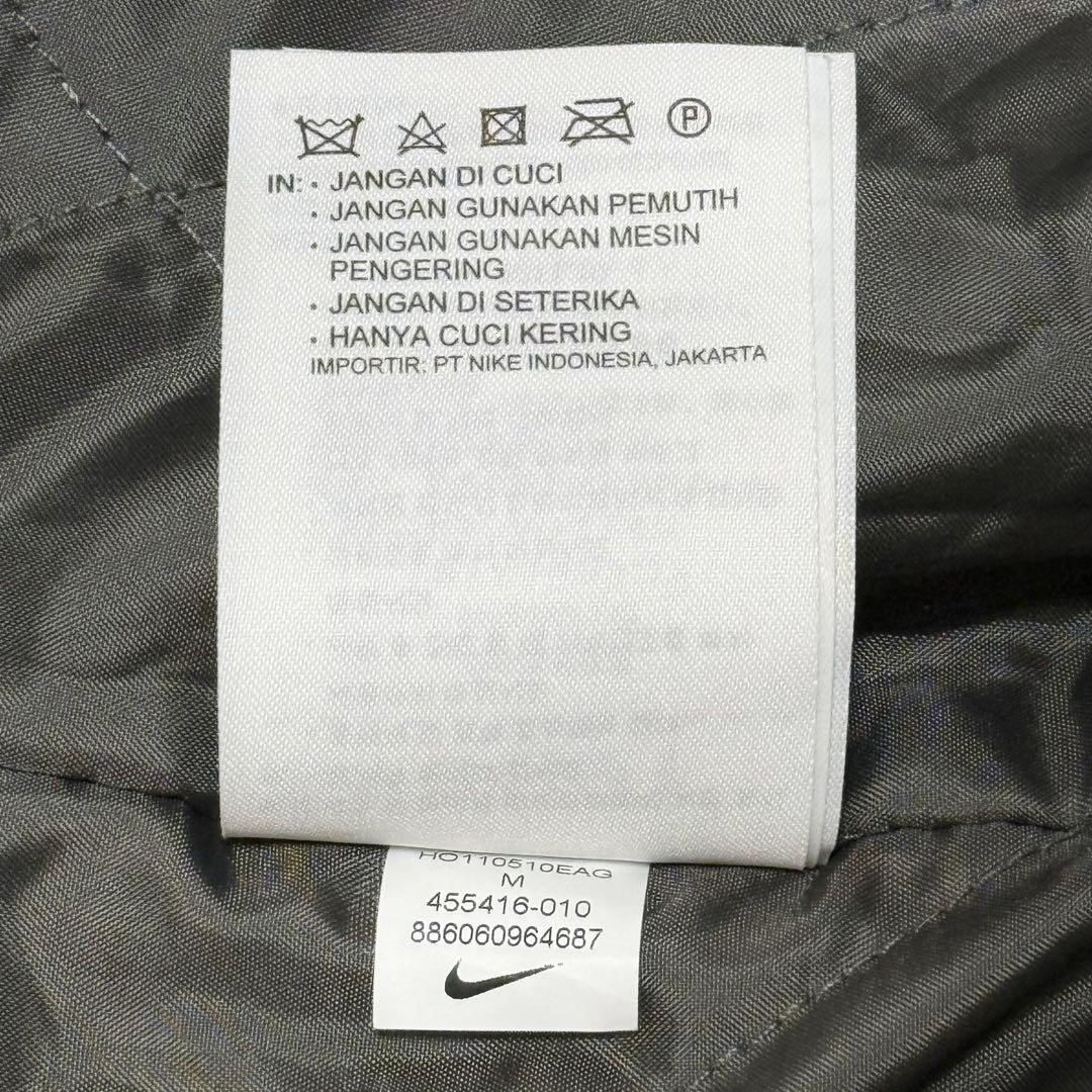 【美品】NIKE スタジャン ブルゾン スウッシュロゴ 刺繍 ワッペン 短丈