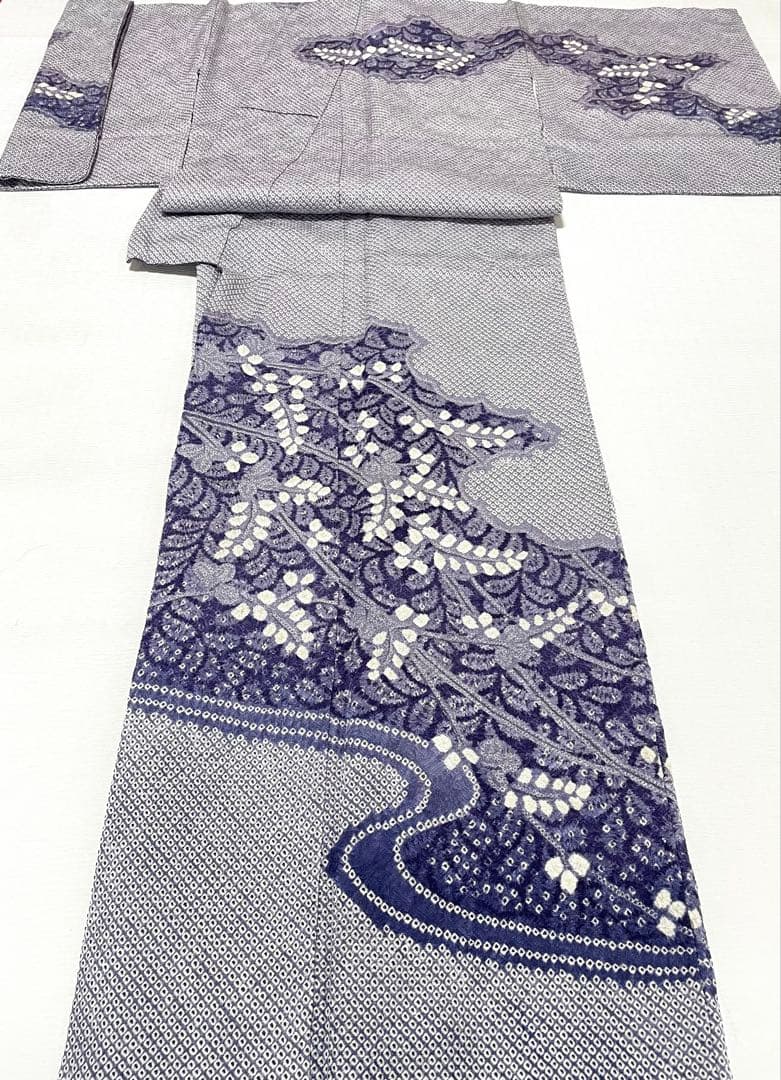 きぬたや 総疋田手絞り 訪問着◇正絹 総絞り