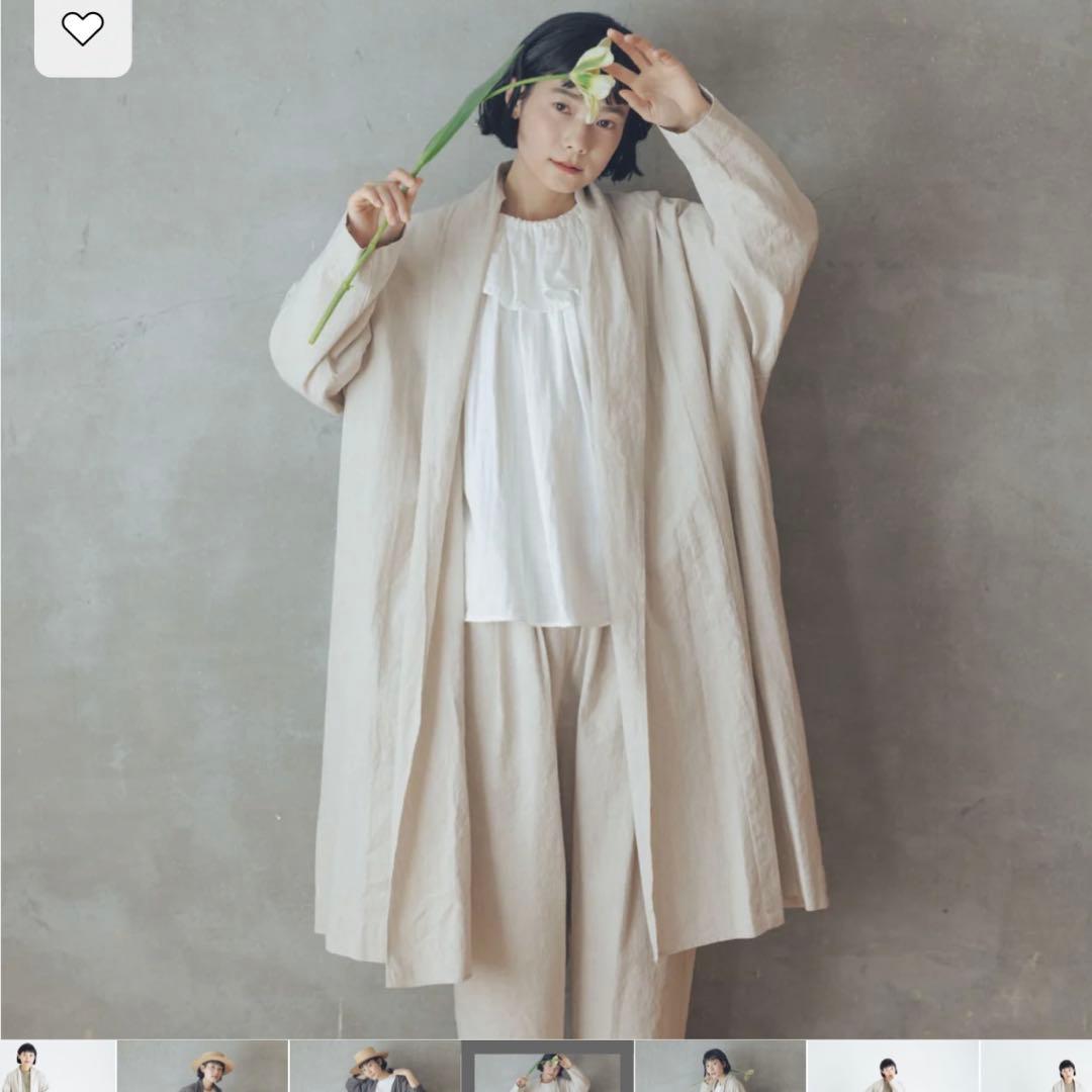 くらすこと　リネンコットンのローブコード