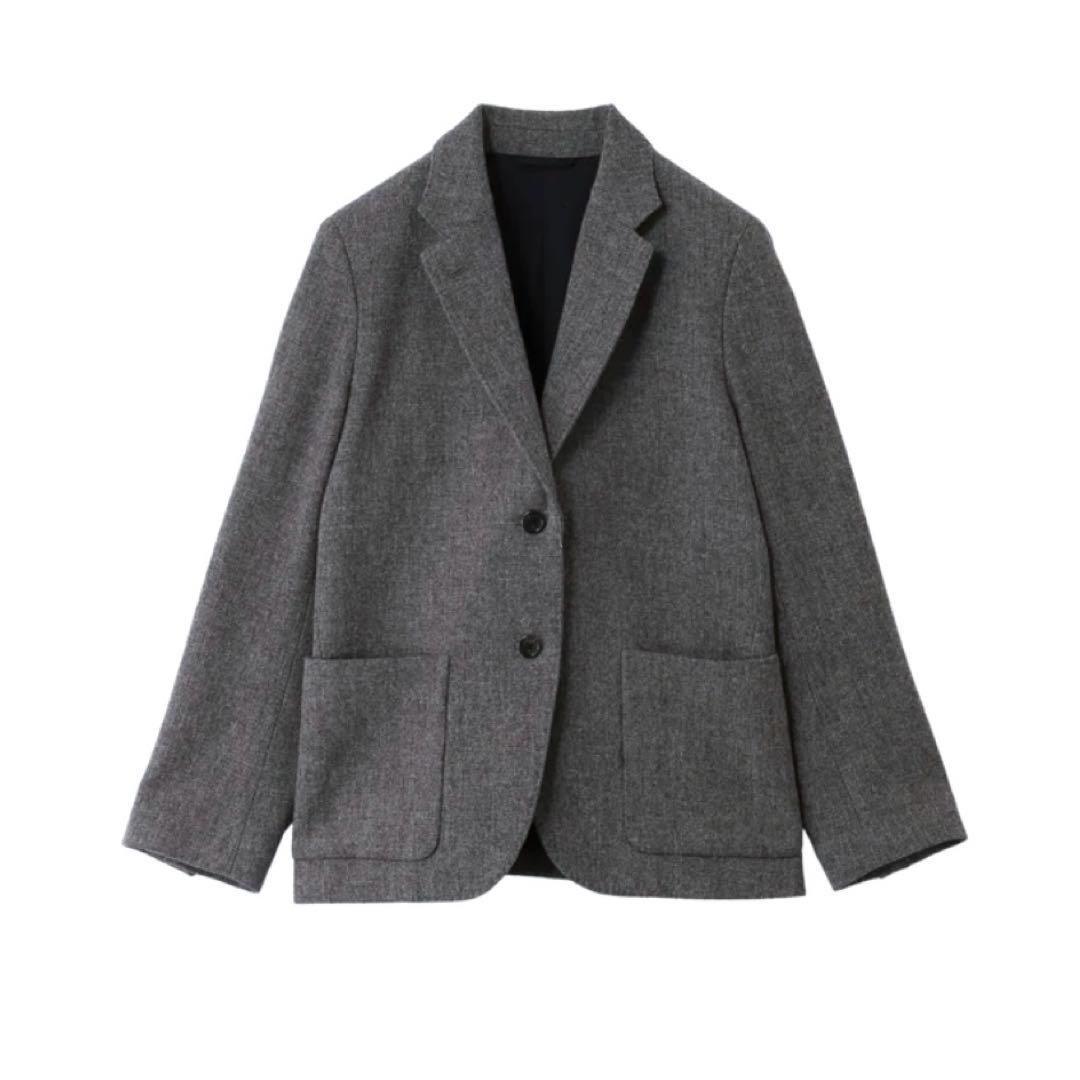 極美品 マーガレットハウエル テーラードジャケット シェットランドツイード