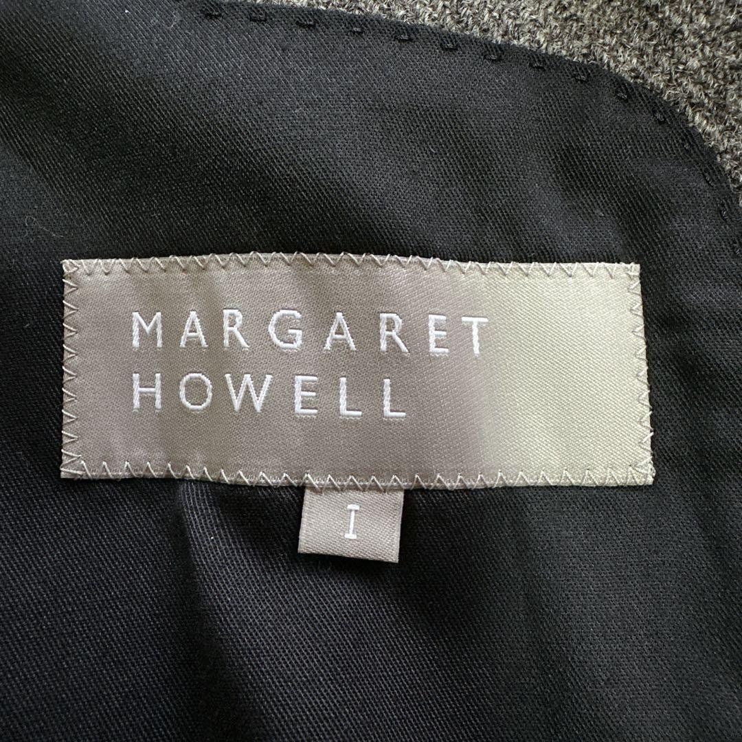 極美品 マーガレットハウエル テーラードジャケット シェットランドツイード