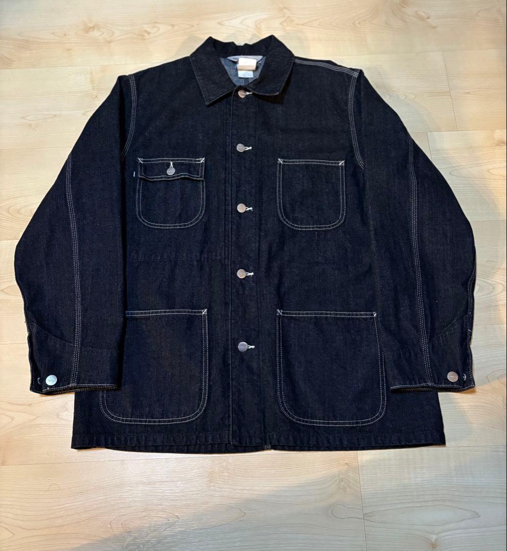 Carhartt ブラックデニム カバーオール L