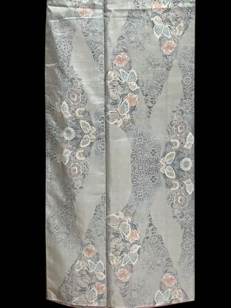 都喜ヱ門 本場大島紬 総絣 小紋 蝶文 花文 華文 美品 イ6625