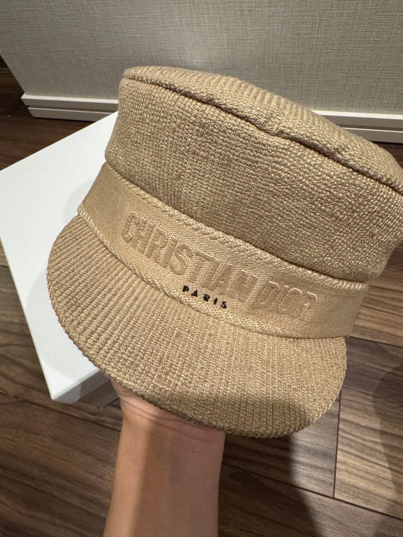 Christian Dior ベージュ キャスケット 57