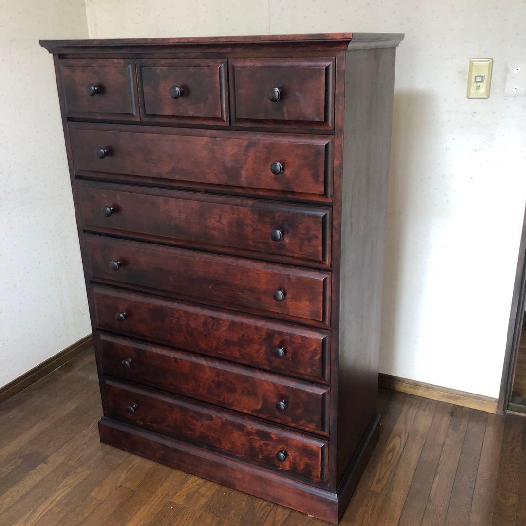 ※あいかわ※北海道民芸家具　整理箪笥　6段　チェスト