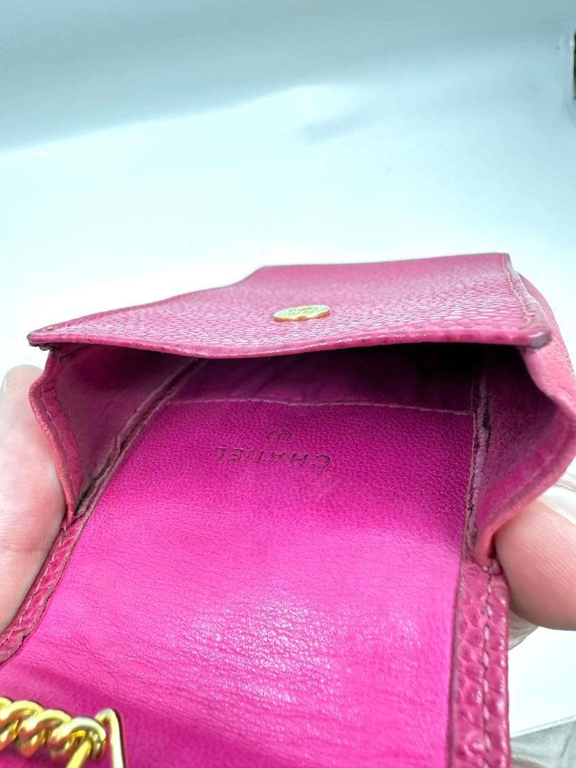 CHANEL シガレットケース　キーチェーン付(2801)