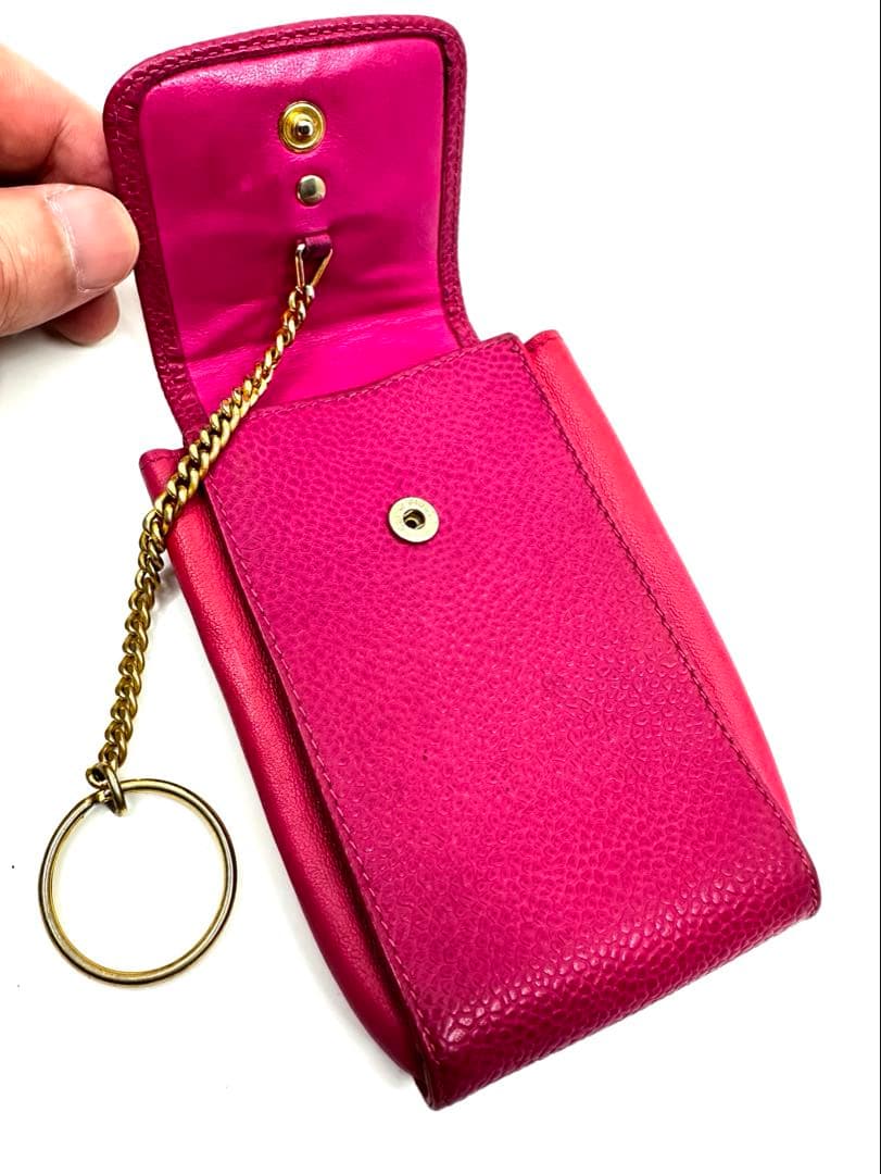 CHANEL シガレットケース　キーチェーン付(2801)