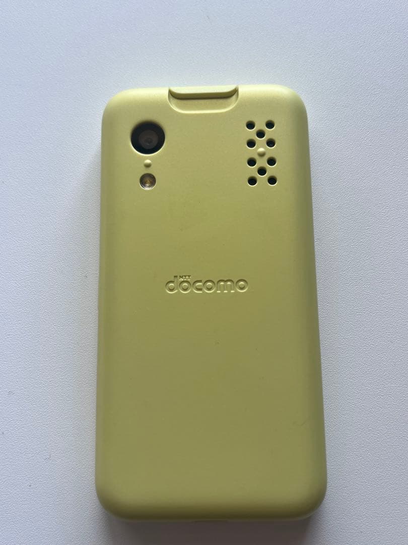 docomoキッズケータイKY-41Cフィルム・ケース付　イエロー
