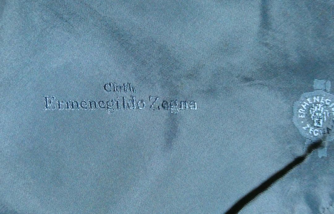 Zegna ゼニア生地使用 スーツ ブラック 100AB7