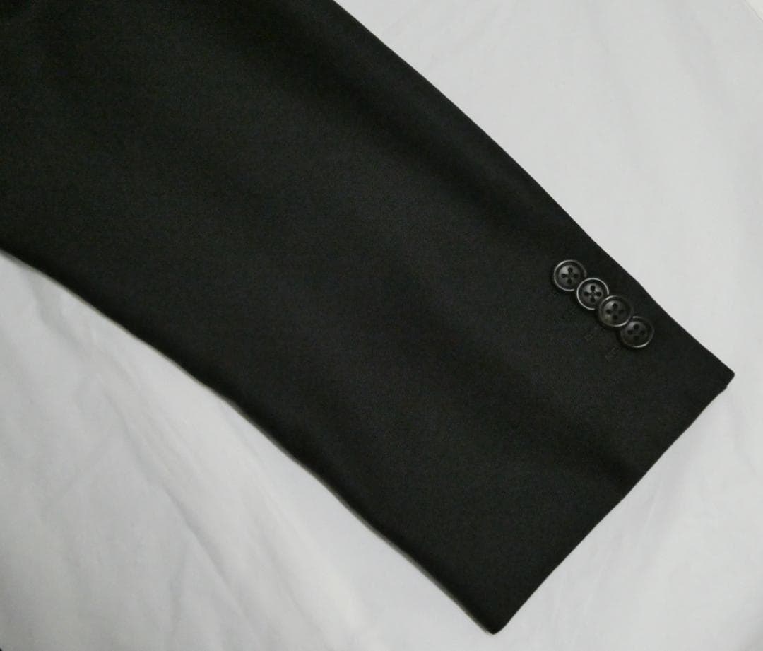 Zegna ゼニア生地使用 スーツ ブラック 100AB7