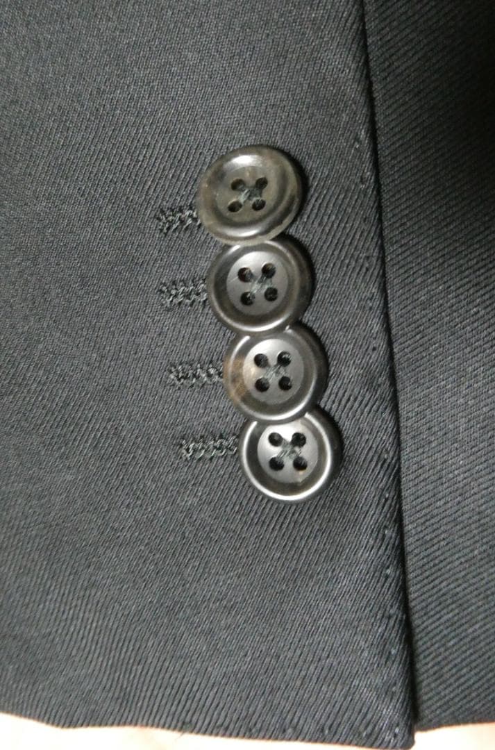 Zegna ゼニア生地使用 スーツ ブラック 100AB7