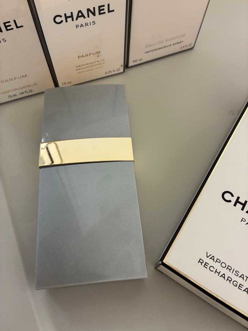 シャネル19 香水 100mlと7.5ml 2本　使いかけのまとめ売り