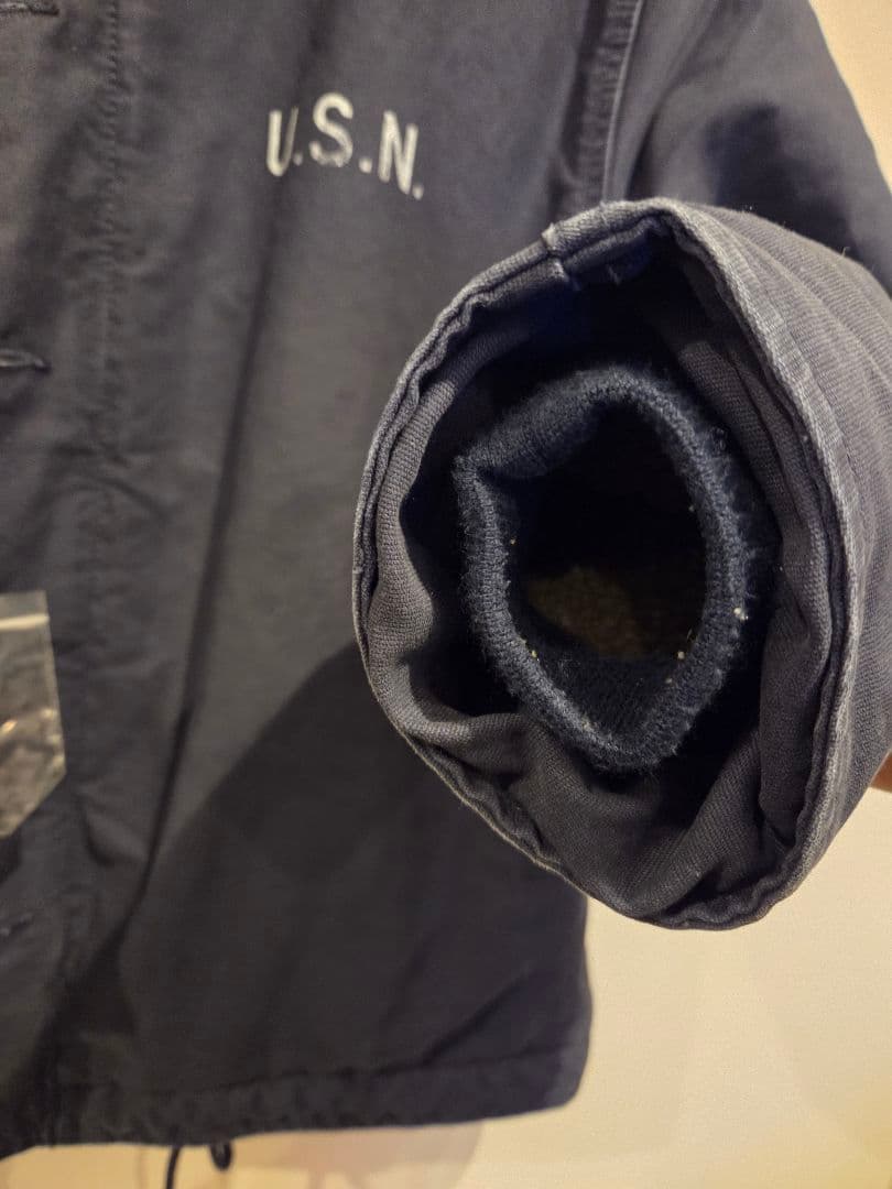 WAIPER.inc U.S.NAVY N-1 デッキジャケット USED加工