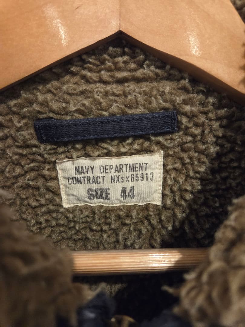 WAIPER.inc U.S.NAVY N-1 デッキジャケット USED加工