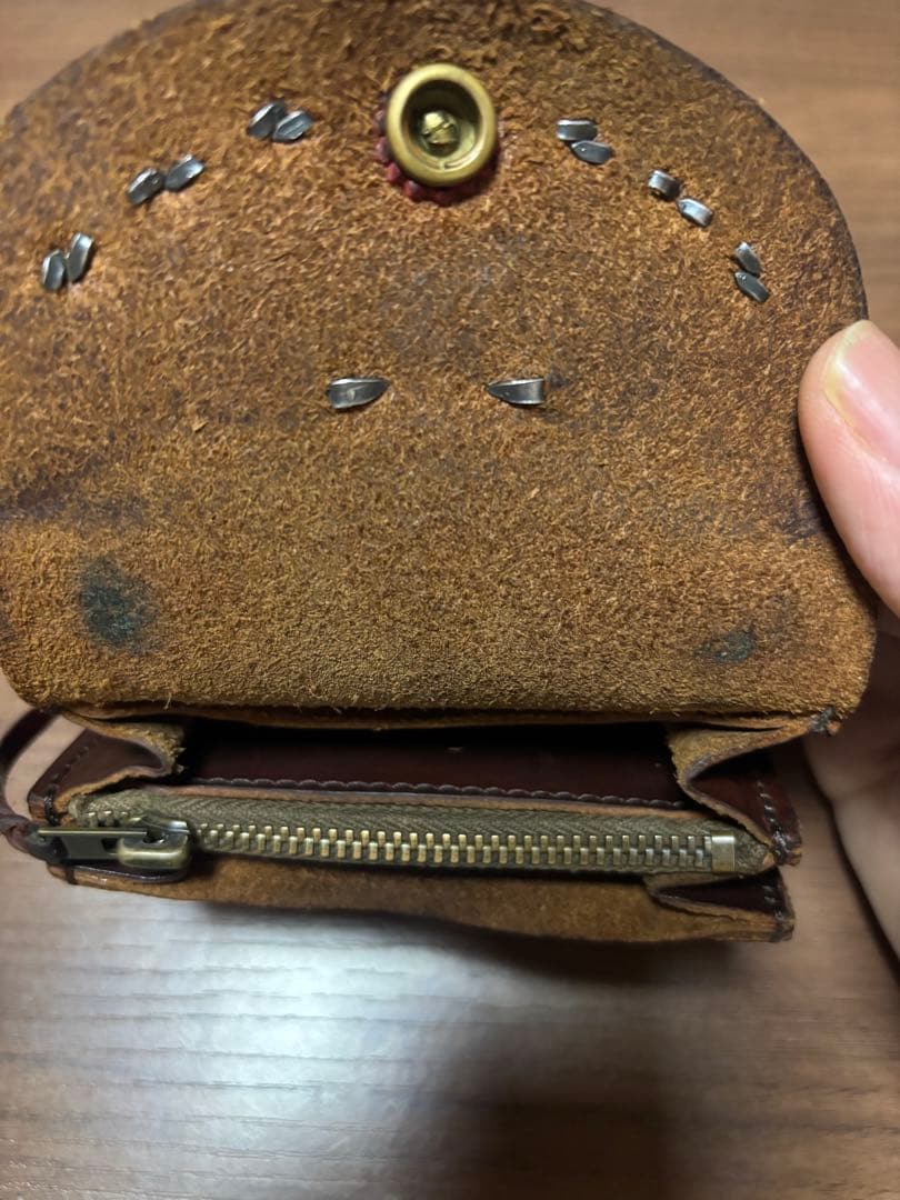 LARRY SMITH ブラウン 二つ折り財布