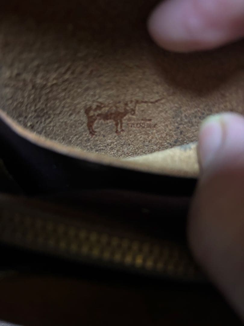 LARRY SMITH ブラウン 二つ折り財布