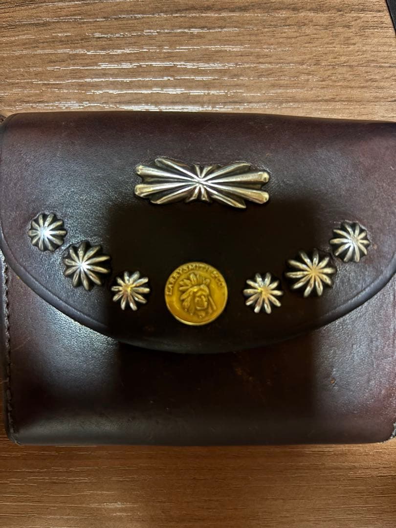 LARRY SMITH ブラウン 二つ折り財布